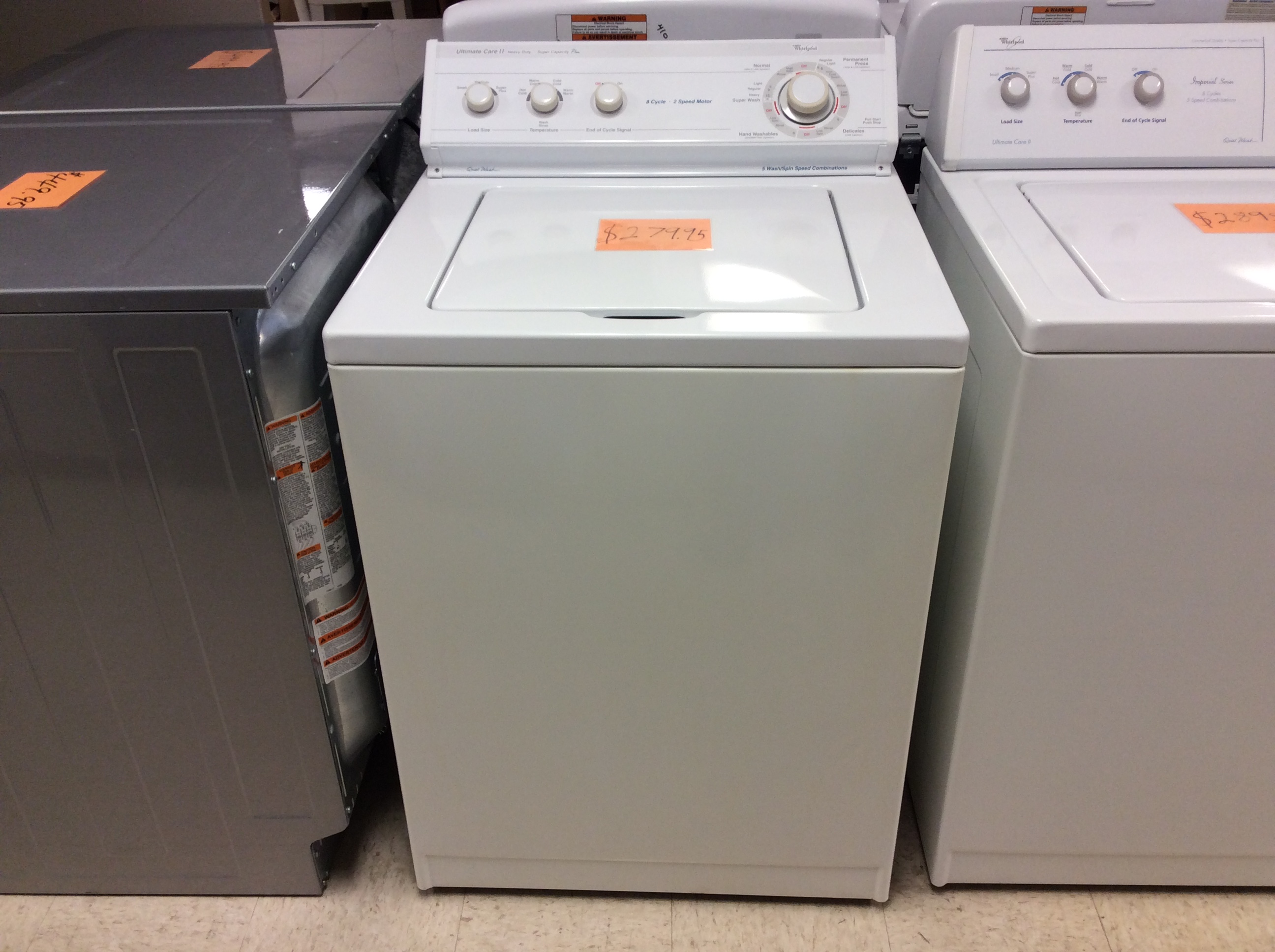 Whirlpool ultimate care 2 washer Kelbachs